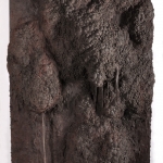 i am part of the load not rightly balanced | unfired clay & mixed media | panel 1: 75in x 38in x 9in