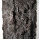 Untitled (After Joan) | unfired clay, mixed media | 82in x 42in x 8in